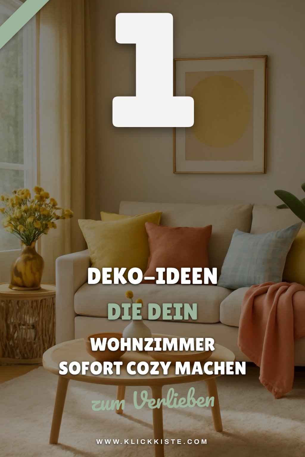 So bringst du dein Wohnzimmer mit Sommerfarben zum Strahlen