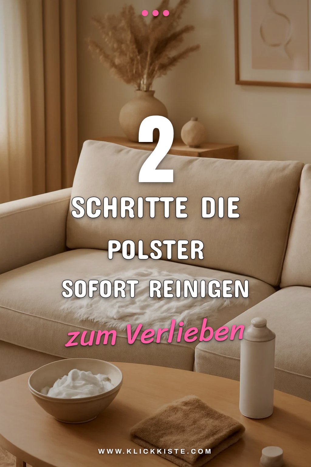So reinigst du speckige Polster in 5 einfachen Schritten