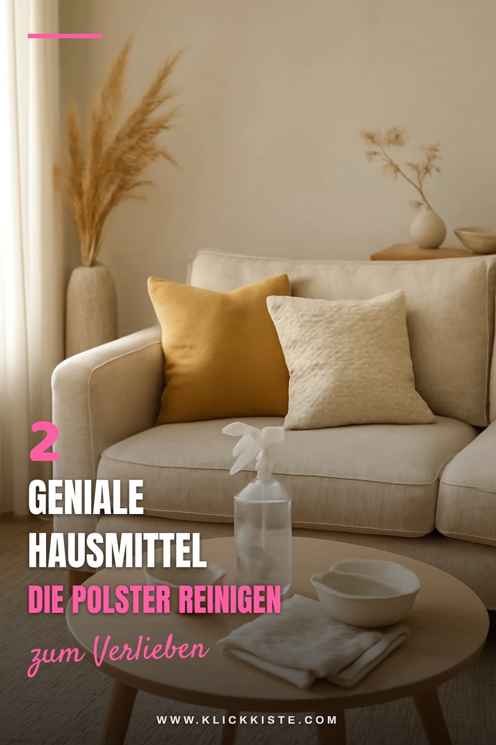 Die besten Hausmittel zur Polsterreinigung