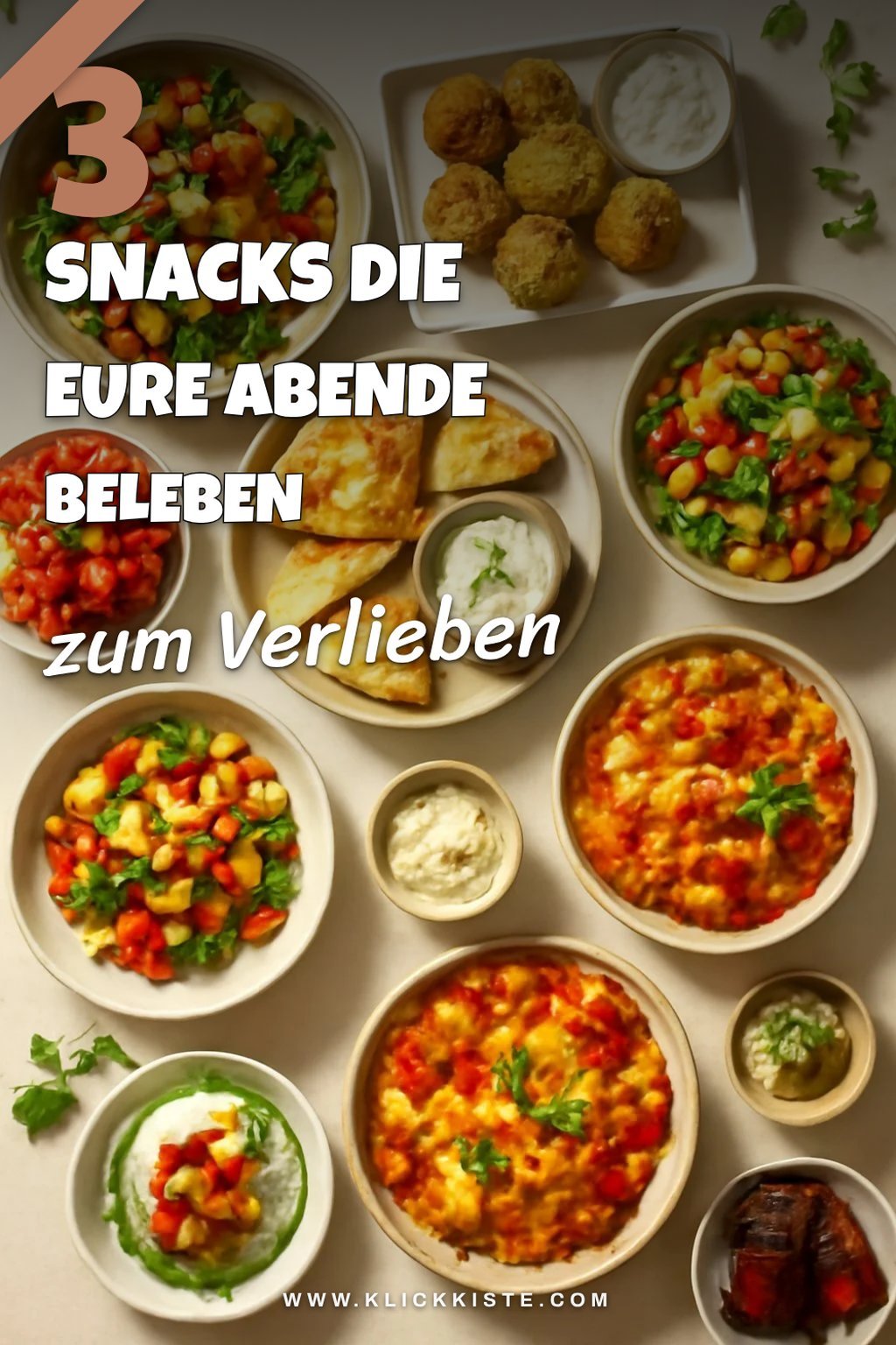 Leckere Snacks für gemeinsame Abende