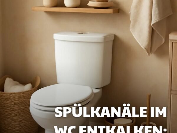Spülkanäle im Wc Entkalken: Die besten Tipps & Hausmittel