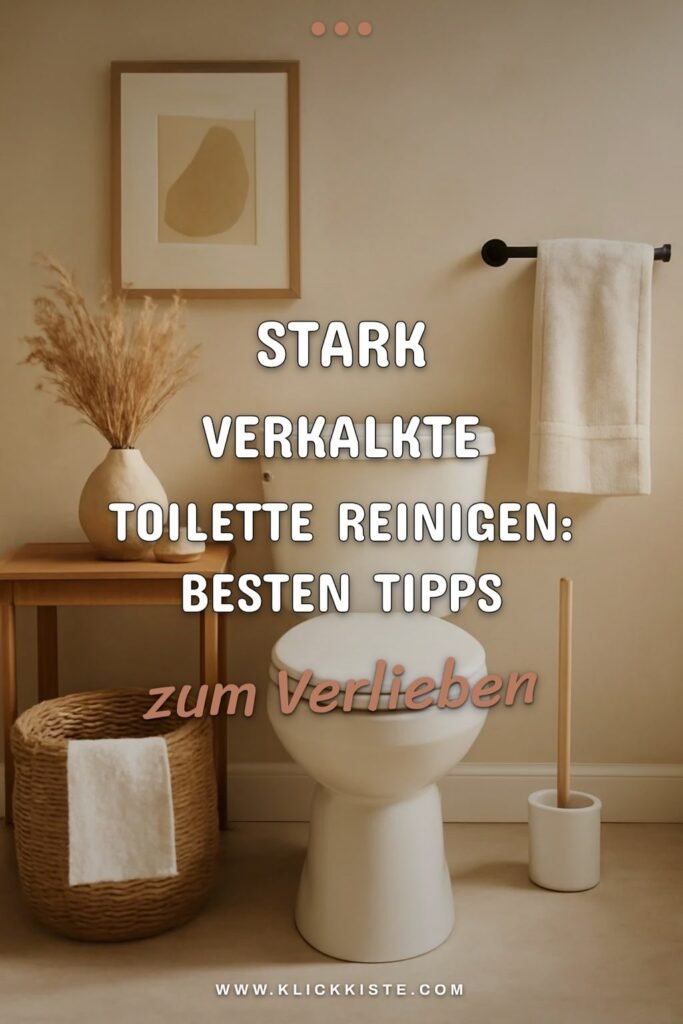 Stark Verkalkte Toilette Reinigen: Die besten Tipps & Hausmittel