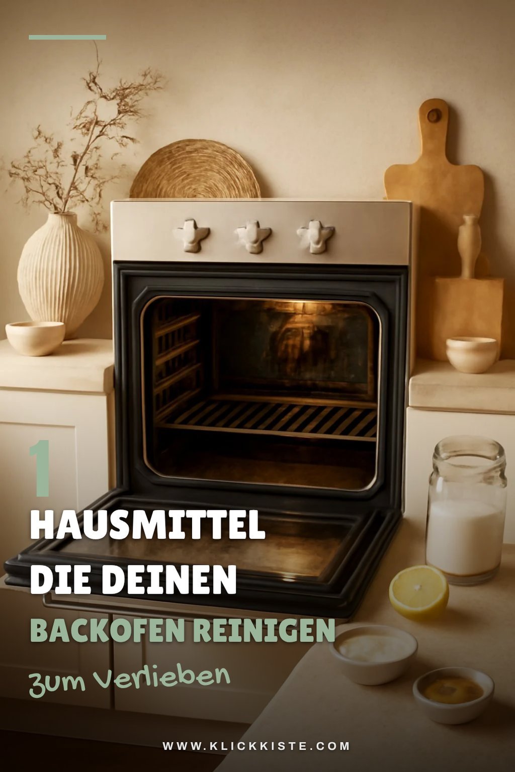 Diese 6 Hausmittel verwandeln deinen Backofen in ein Reinigungsspiel