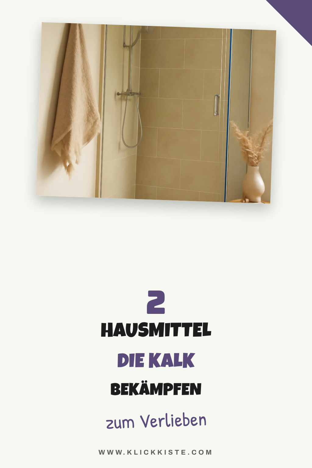 Praktische Hausmittel gegen Kalk