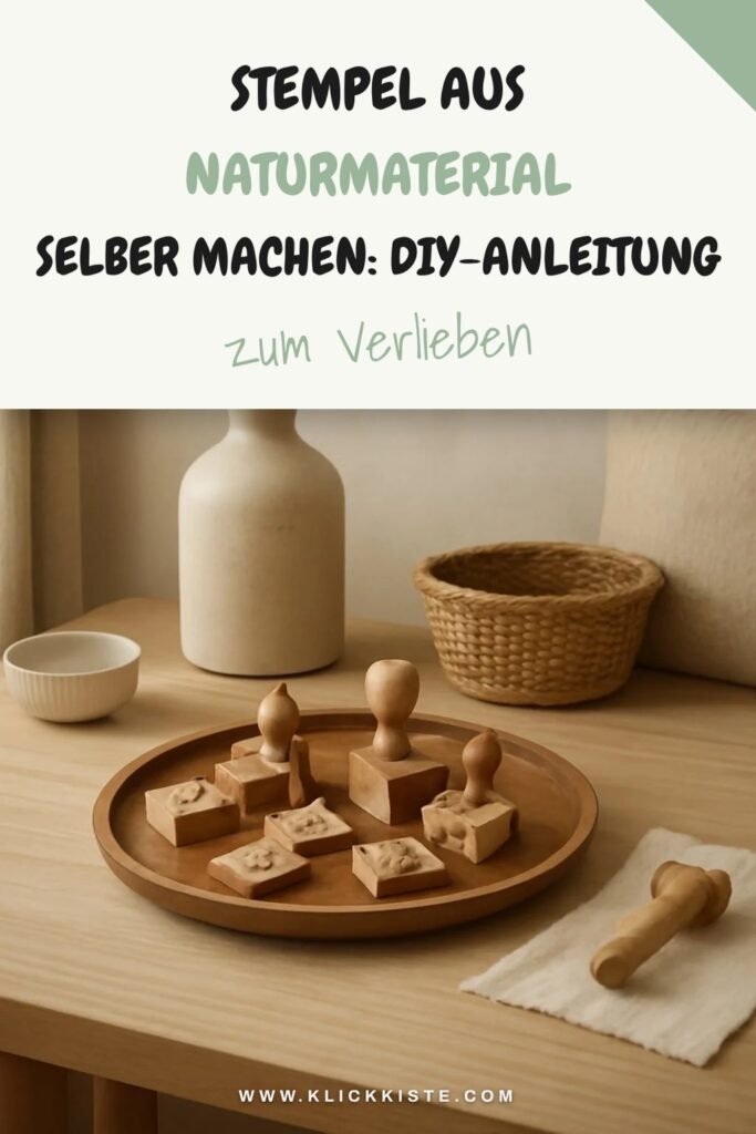 Stempel aus Naturmaterial selber machen: DIY-Anleitung mit Beispielen