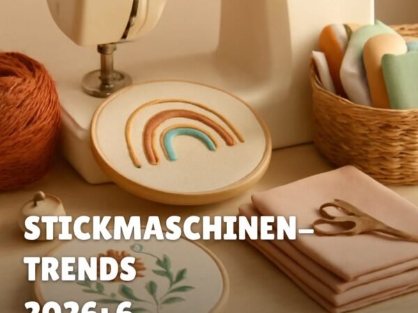Stickmaschinen-Trends 2026: 6 kreative Looks für dein DIY-Projekt