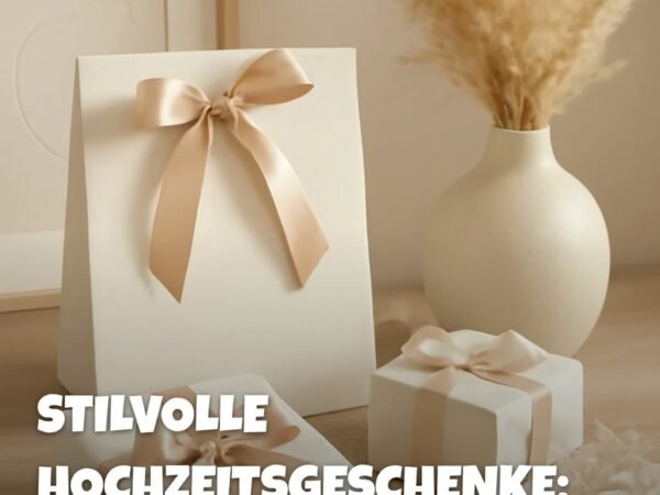 Stilvolle Hochzeitsgeschenke: 15 originelle Ideen für 2026