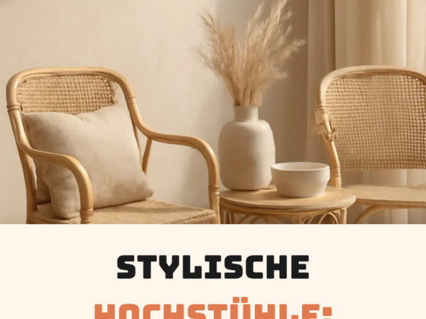 Stylische Hochstühle: 12 Ideen für deinen Garten im Frühling