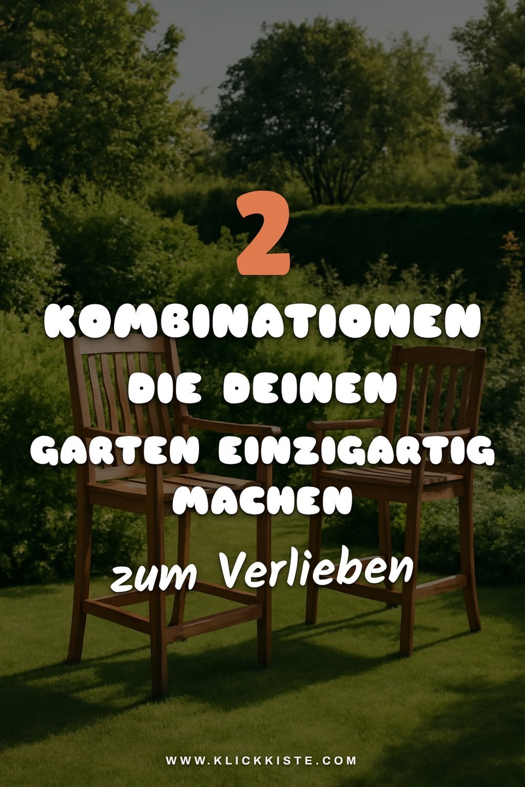 Kreative Hochstuhl-Kombinationen für deinen Garten