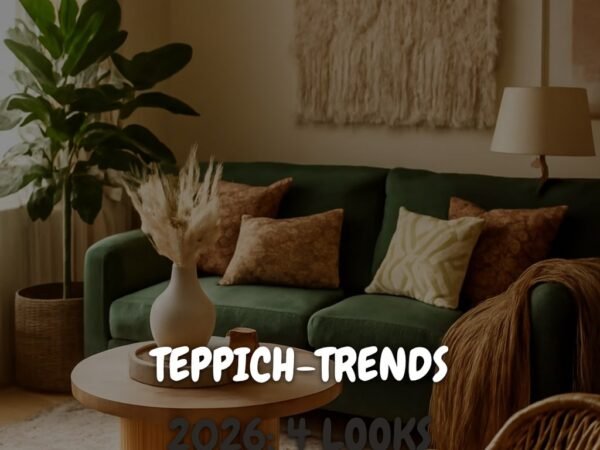 Teppich-Trends 2026: 4 Looks für jedes Wohnzimmer