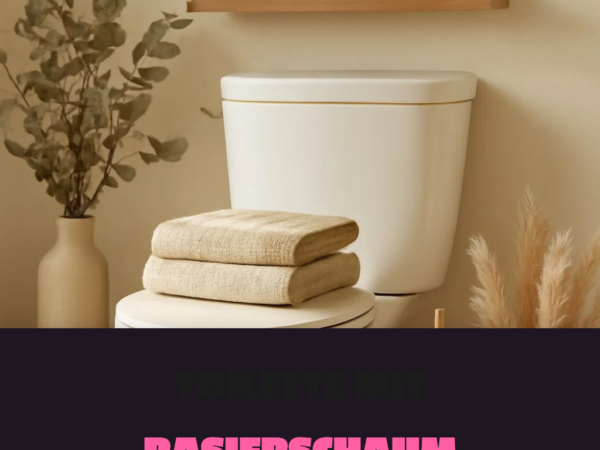 Toilette mit Rasierschaum Reinigen: Die besten Tipps & Hausmittel