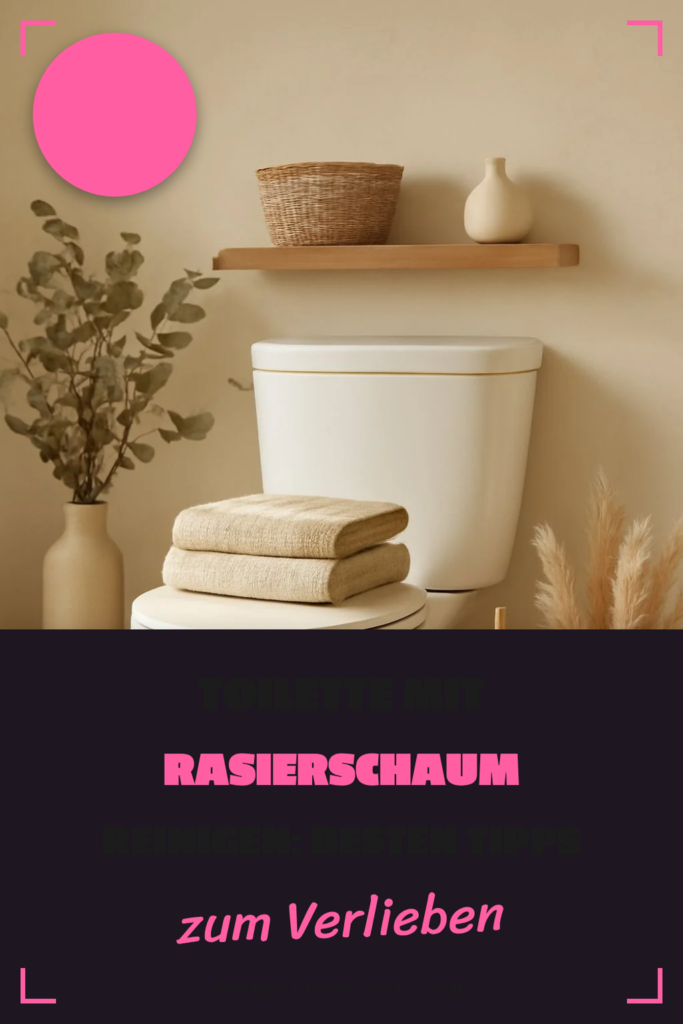 Toilette mit Rasierschaum Reinigen: Die besten Tipps & Hausmittel