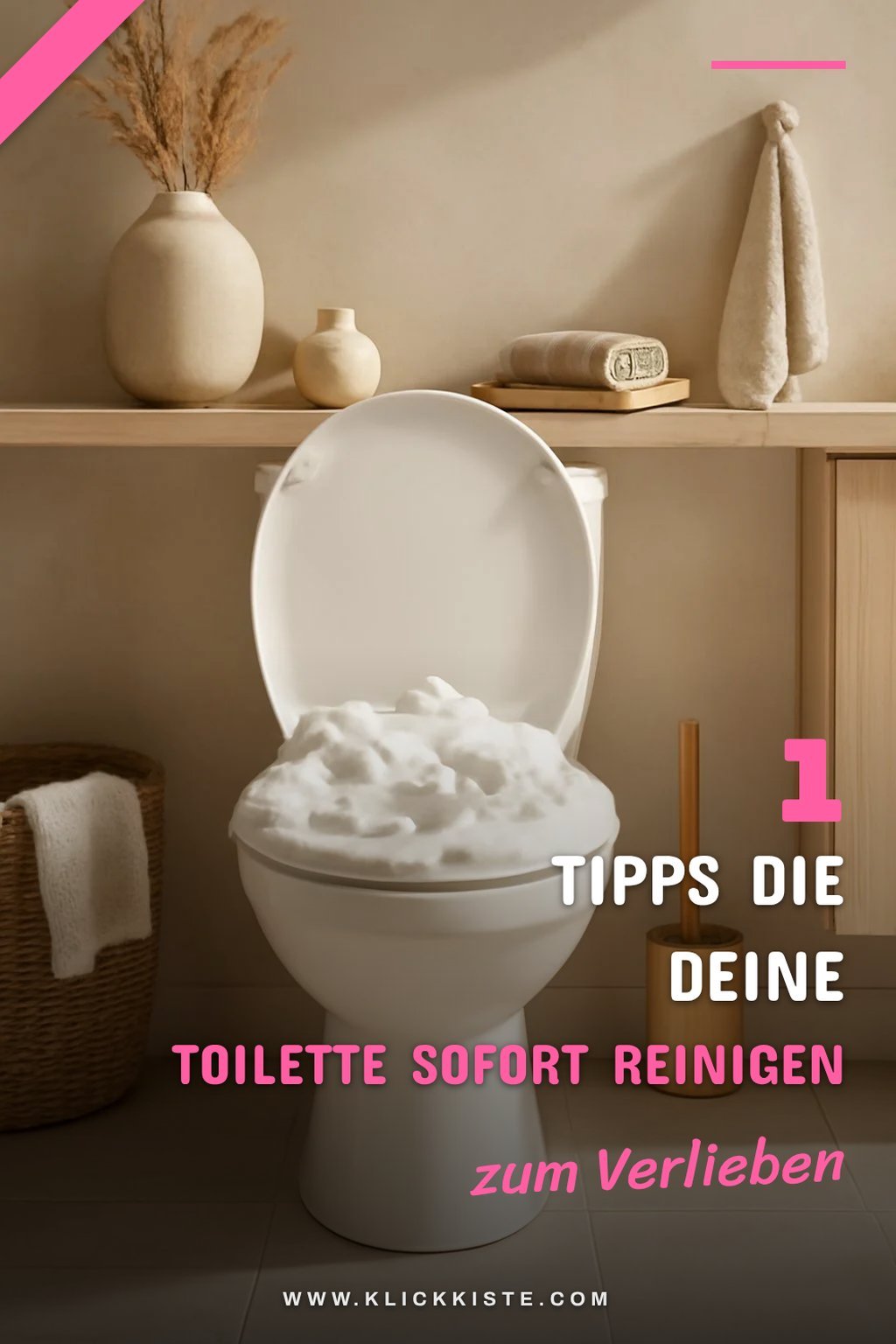 So bringst du deine Toilette mit Rasierschaum zum Strahlen