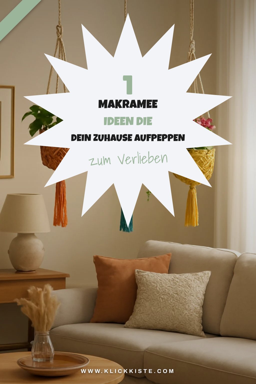 So bringst du mit Makramee Farbe in dein Zuhause