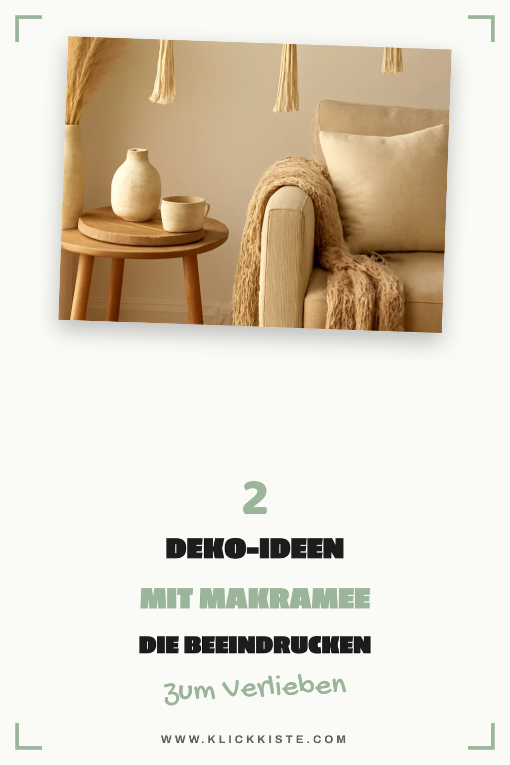 So kombinierst du Makramee mit anderen Deko-Elementen