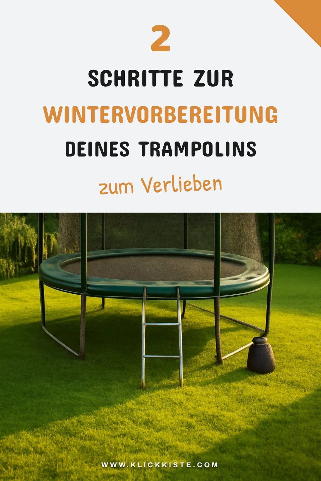 Wie du dein Trampolin für den Winter vorbereitest