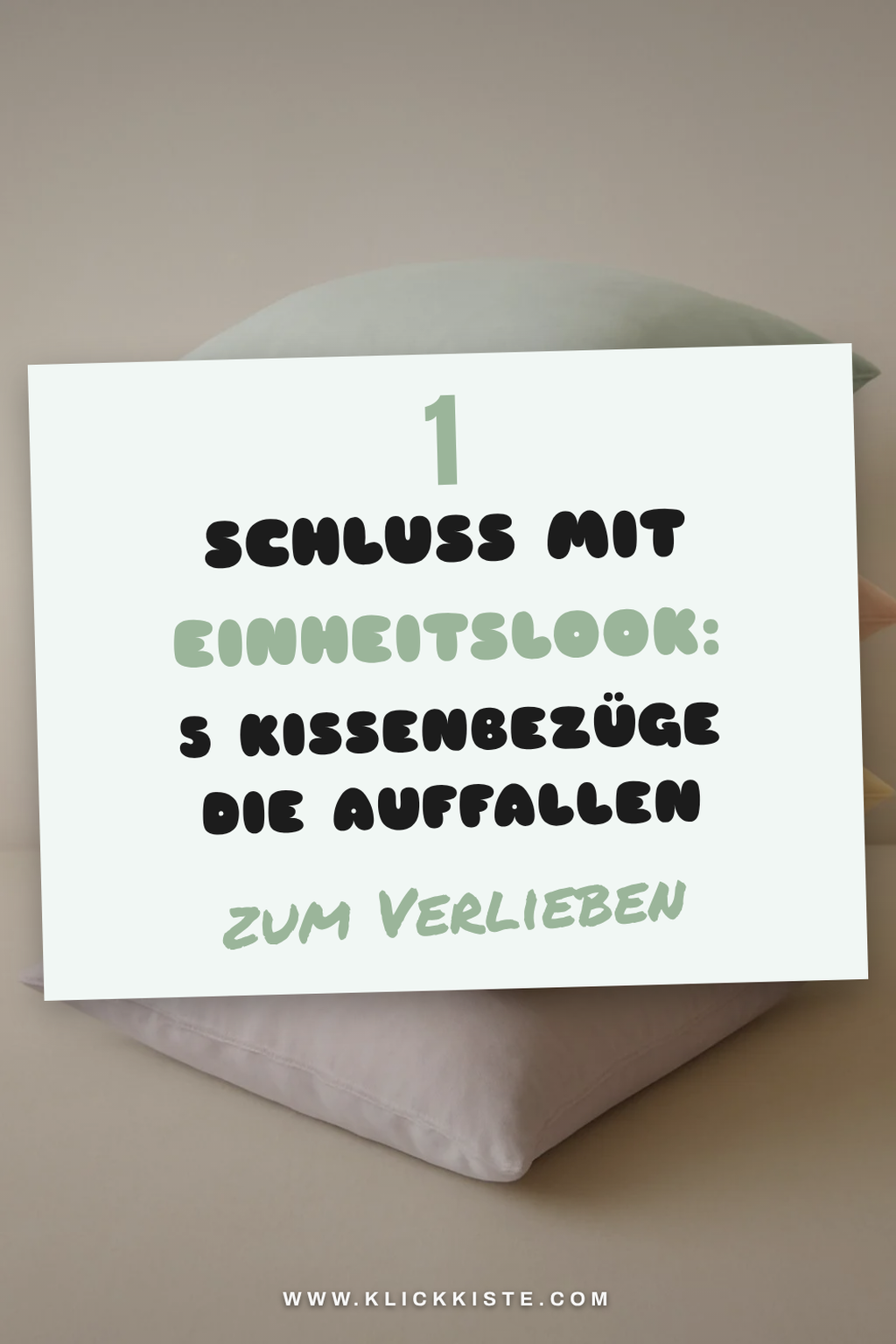 Diese Kissenbezüge bringen Farbe ins Spiel