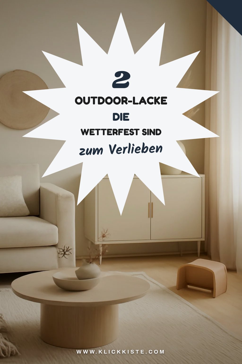 Die besten Lacke für Outdoor-Möbel