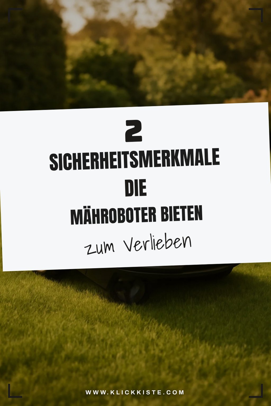 Sicherheitsmerkmale bei Mährobotern