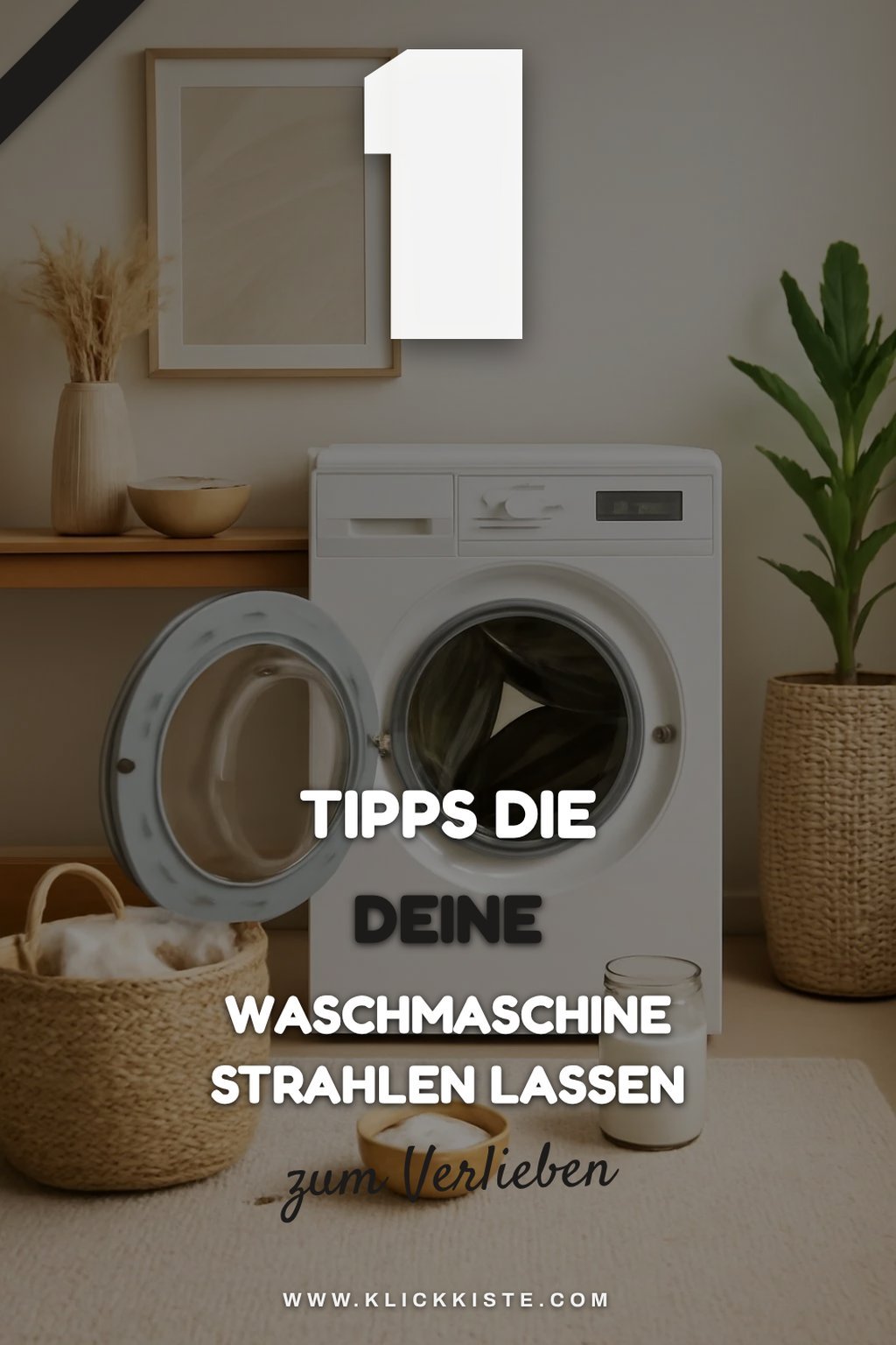 So reinigst du die Trommel deiner Waschmaschine effektiv