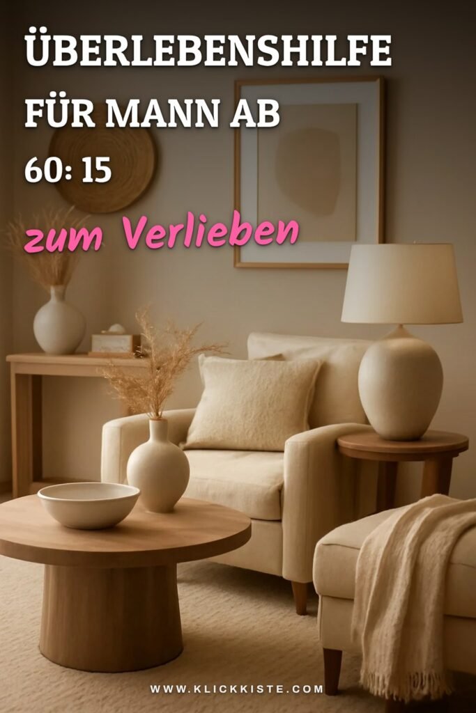 Überlebenshilfe für den Mann ab 60: 15 originelle Ideen für 2026