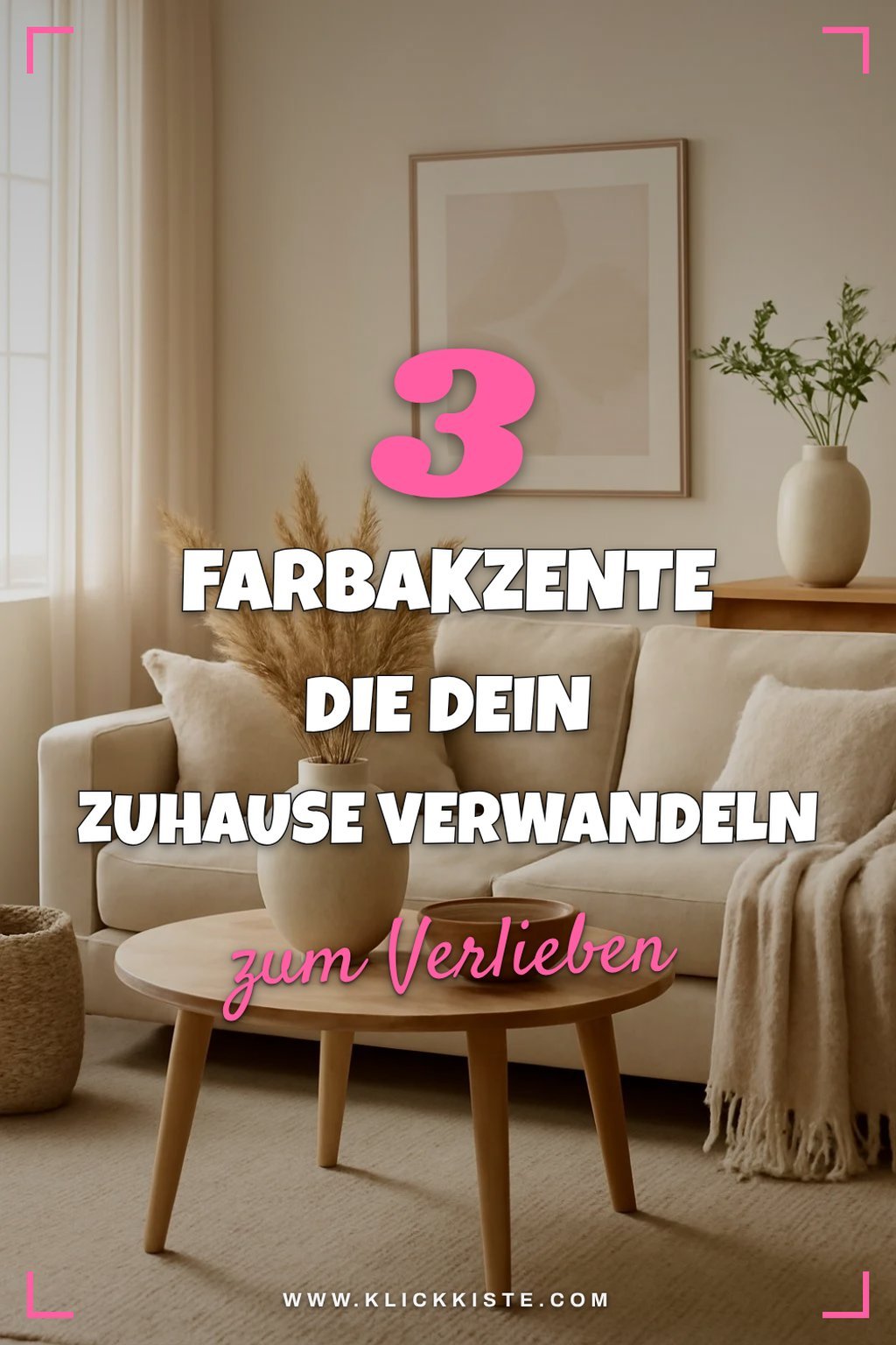Farbakzente für lebendige Räume