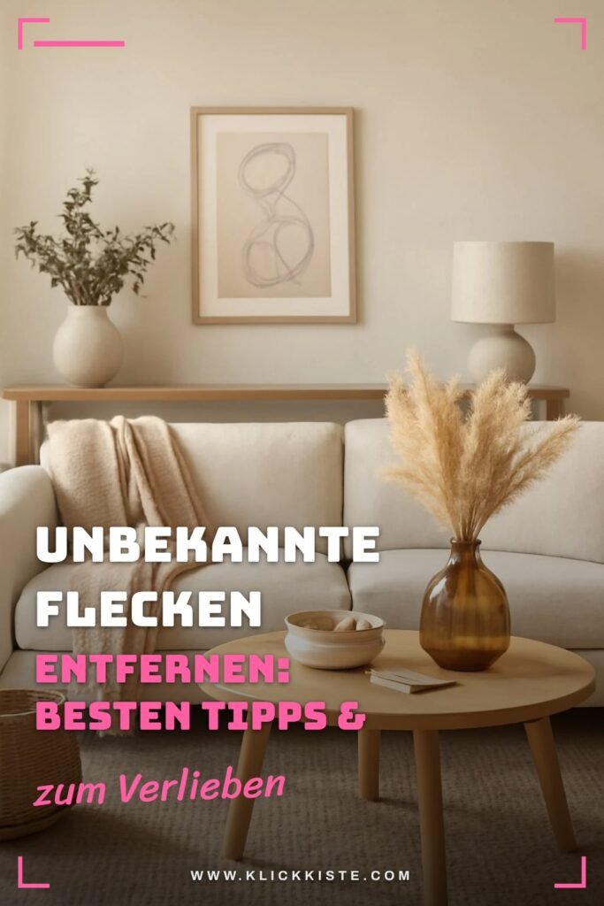 Unbekannte Flecken Entfernen: Die besten Tipps & Hausmittel