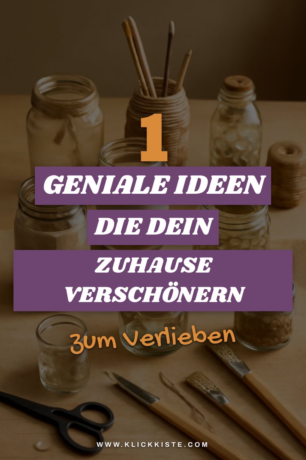 10 geniale Upcycling-Ideen für Glasbehälter