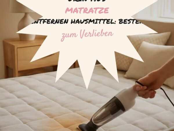 Urin aus Matratze Entfernen Hausmittel: Die besten Tipps & Hausmittel