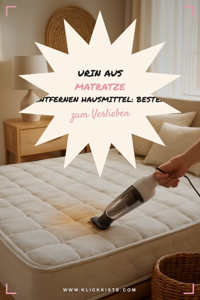 Urin aus Matratze Entfernen Hausmittel: Die besten Tipps & Hausmittel