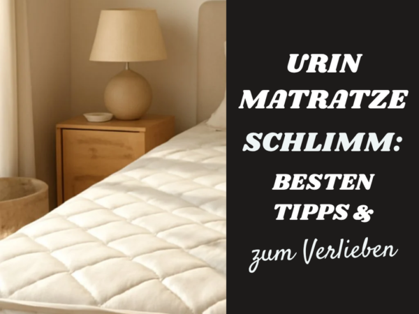 Urin in Matratze Schlimm: Die besten Tipps & Hausmittel