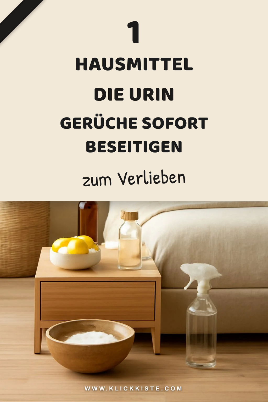 Diese 5 Hausmittel helfen sofort gegen Urin in der Matratze