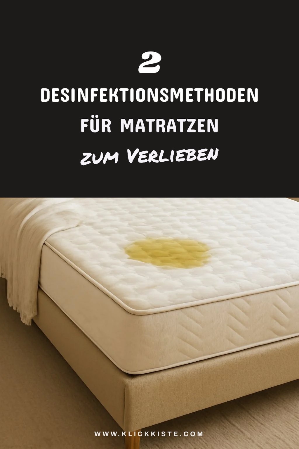 Wie du deine Matratze desinfizierst