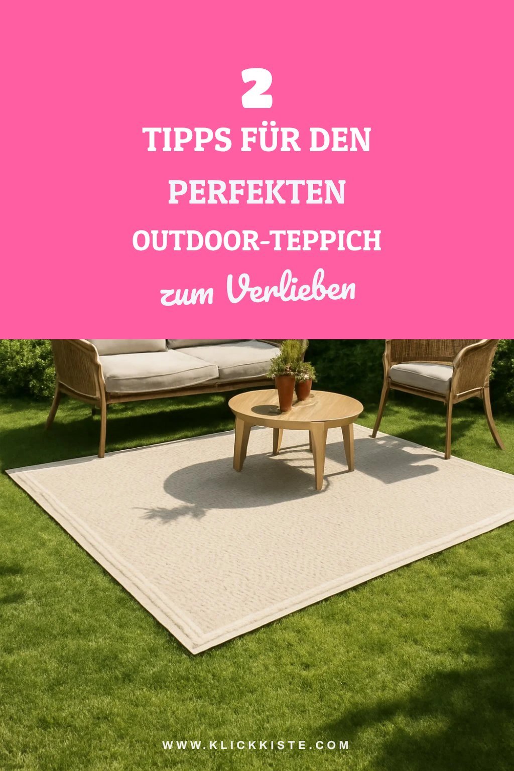 So wählst du den perfekten Outdoor-Teppich aus