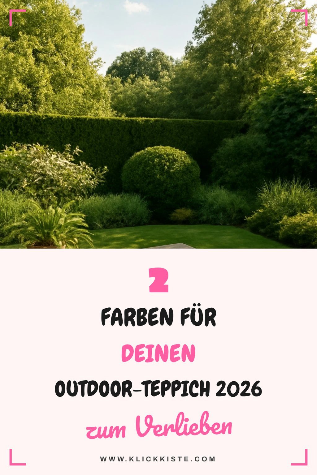 Farbtrends für Outdoor-Teppiche 2026