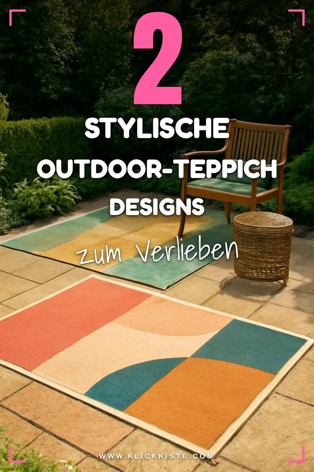Stilvolle Designs für Outdoor-Teppiche