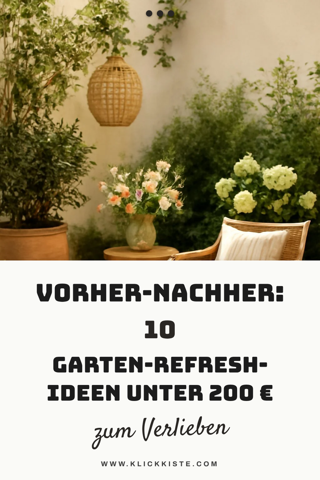 Vorher-Nachher: 10 Garten-Refresh-Ideen unter 200 € — Vorher-Nachher Garten-Refresh-Ideen