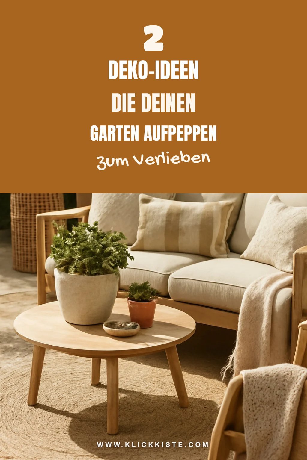 Einfache Deko-Ideen für deinen Garten