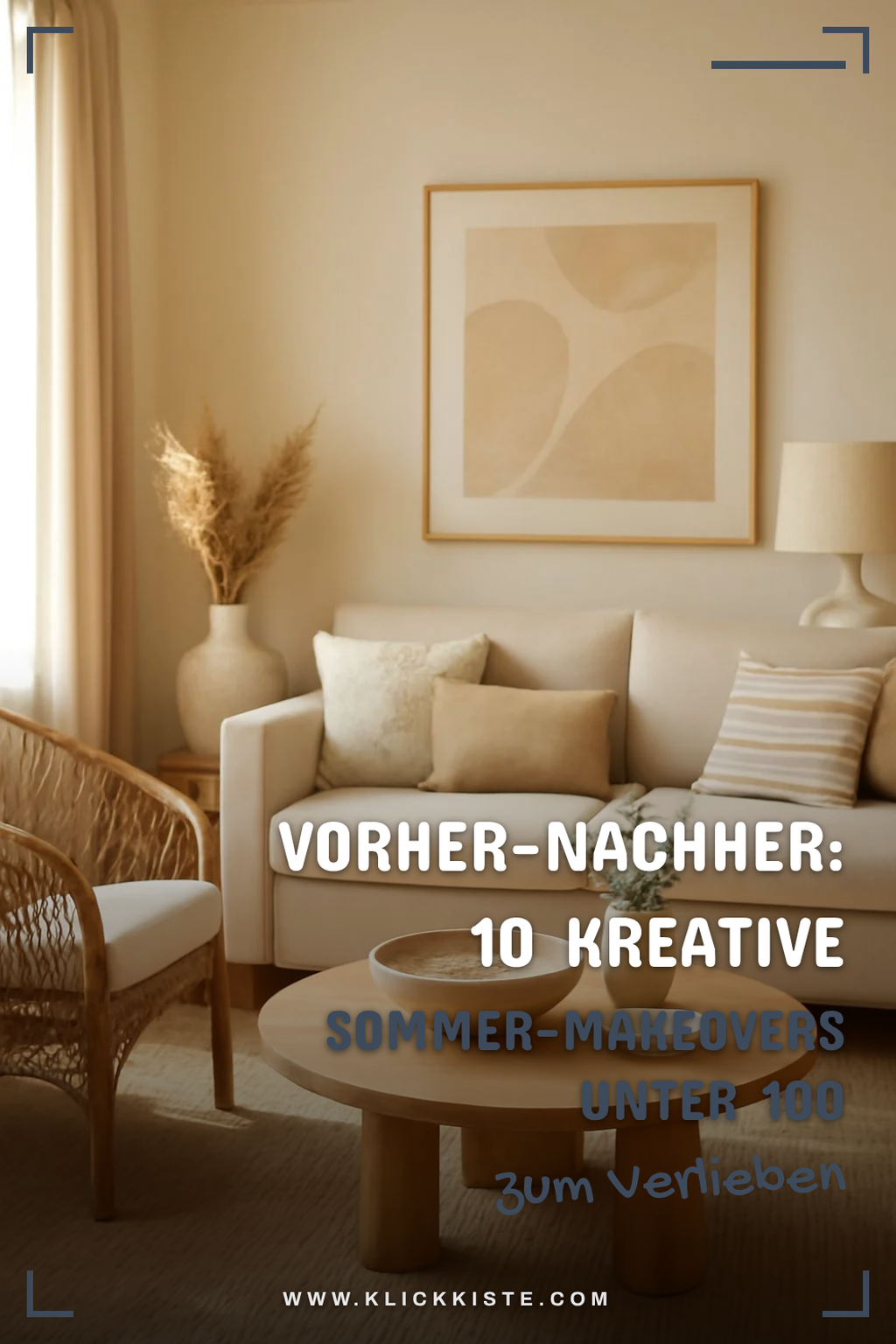 Vorher-Nachher: 10 kreative Sommer-Makeovers unter 100 € — Vorher-Nachher Sommer-Makeovers