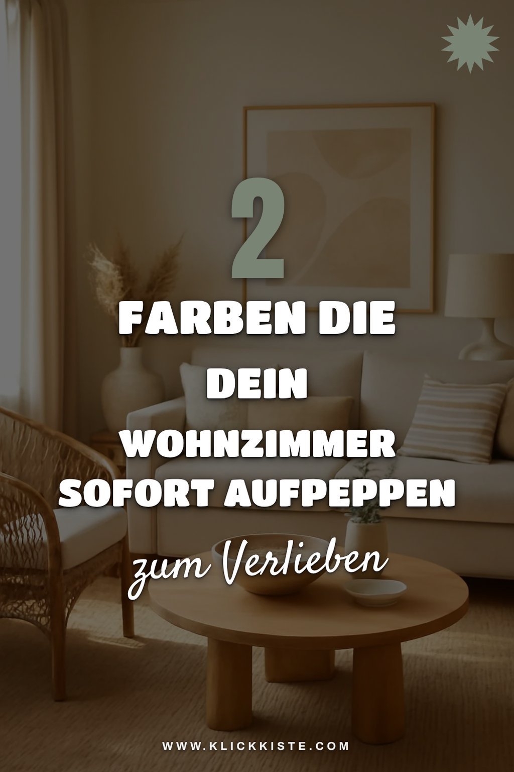 Frische Farben für dein Wohnzimmer