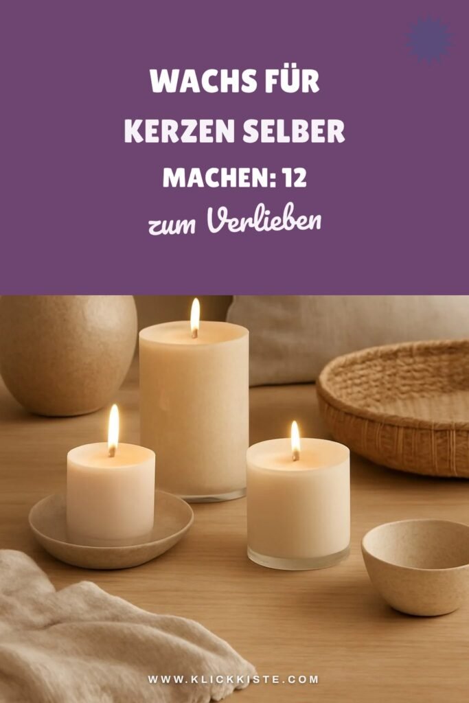 Wachs für Kerzen Selber Machen: 12 kreative Ideen zum Selbermachen