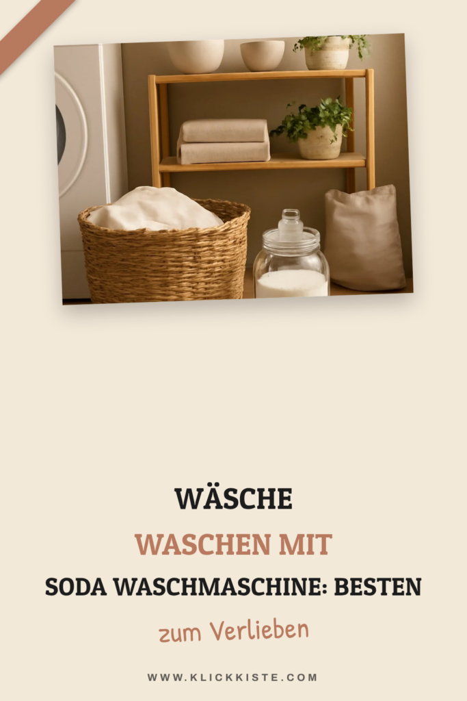 Wäsche Waschen mit Soda in der Waschmaschine: Die besten Tipps & Hausmittel
