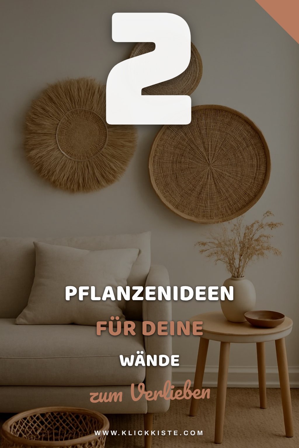 So integrierst du Pflanzen in die Wanddeko