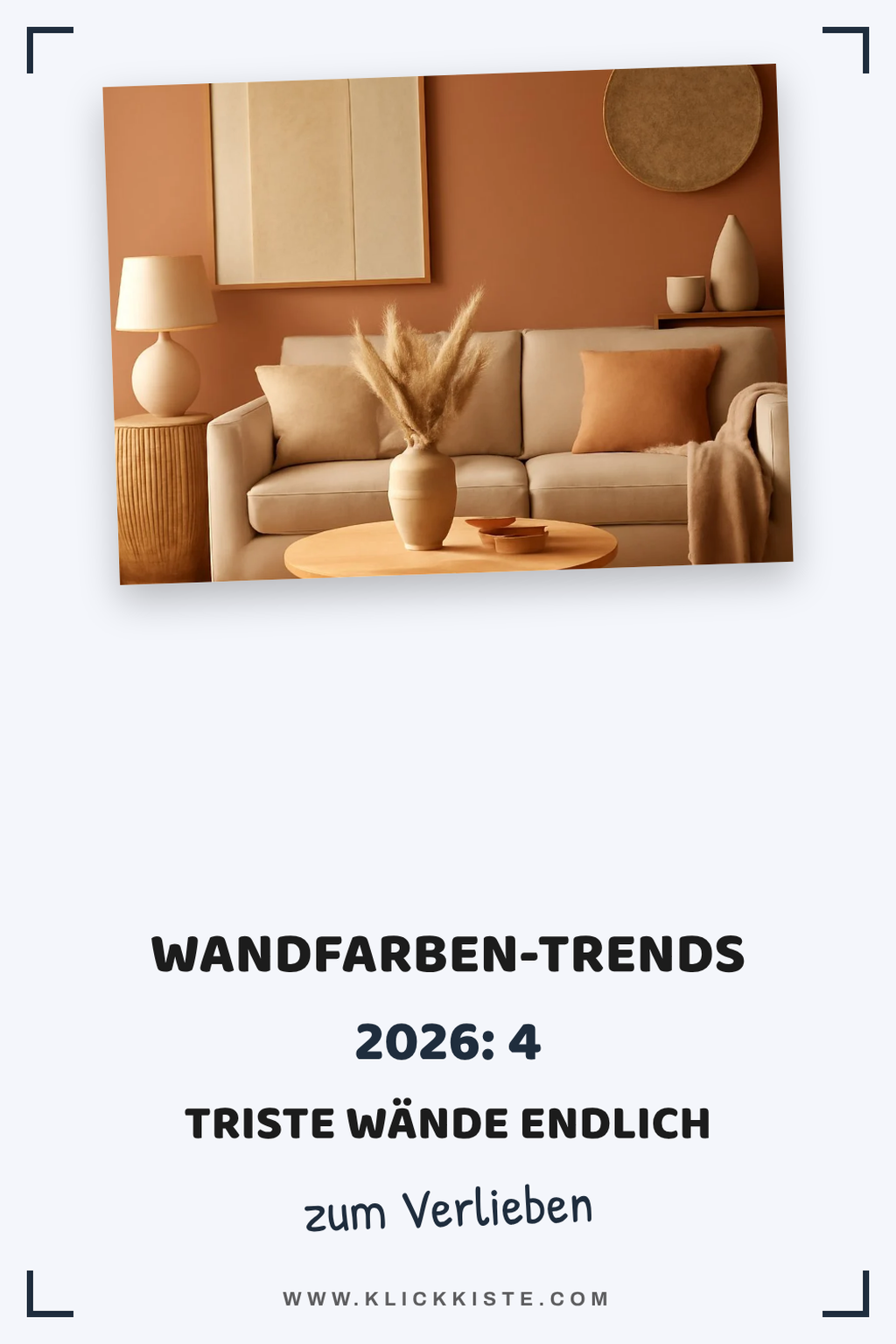 Wandfarben-Trends 2026: 4 die triste Wände endlich ersetzen — Trend-Beispiel