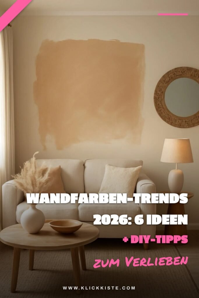 Wandfarben-Trends 2026: 6 Ideen + DIY-Tipps für dein Zuhause