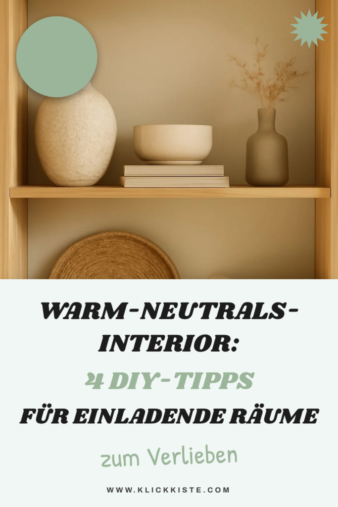 Warm-Neutrals-Interior: 4 DIY-Tipps für einladende Räume