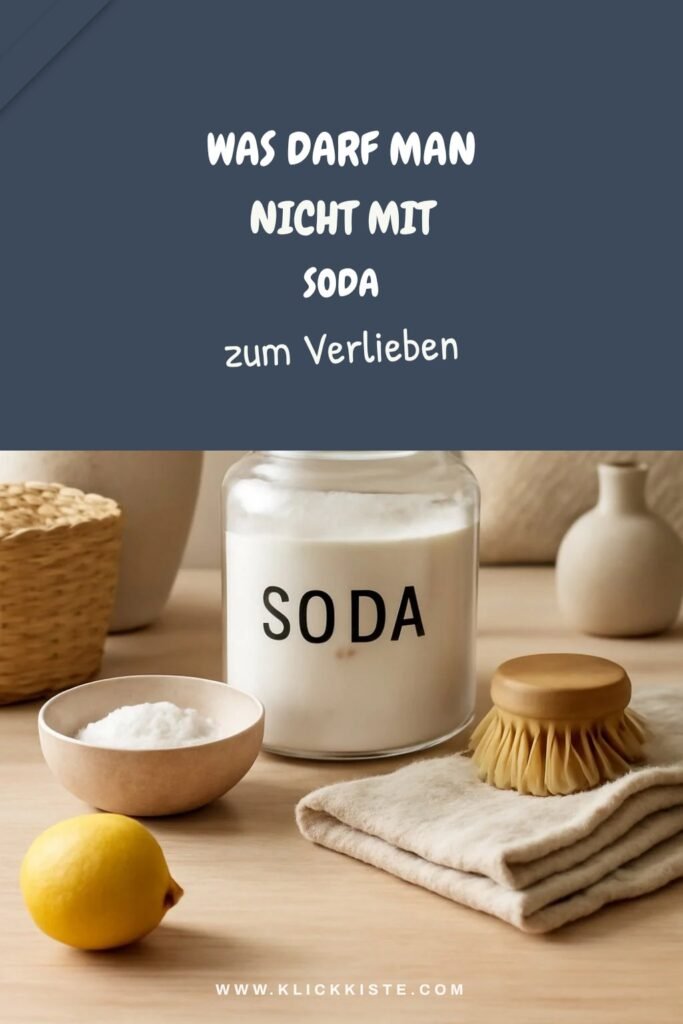Was Darf Man Nicht mit Soda Reinigen: Die besten Tipps & Hausmittel