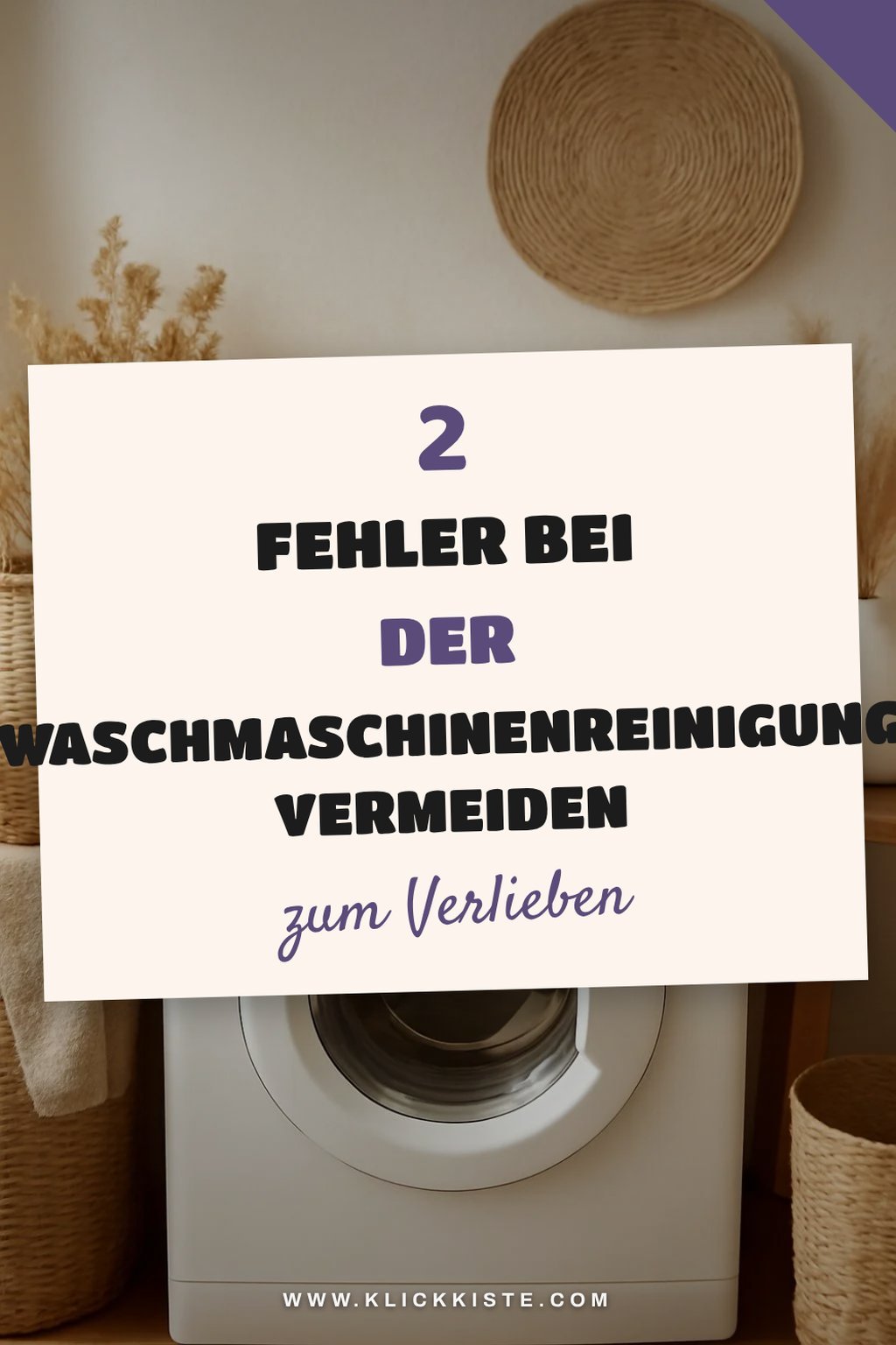 Häufige Fehler bei der Waschmaschinenreinigung