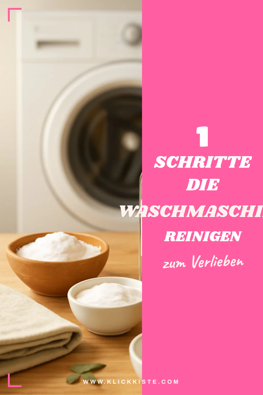 So reinigst du deine Waschmaschine in 5 einfachen Schritten