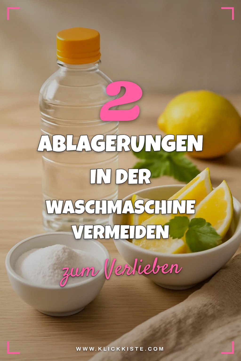 Vermeidung von Ablagerungen in der Waschmaschine